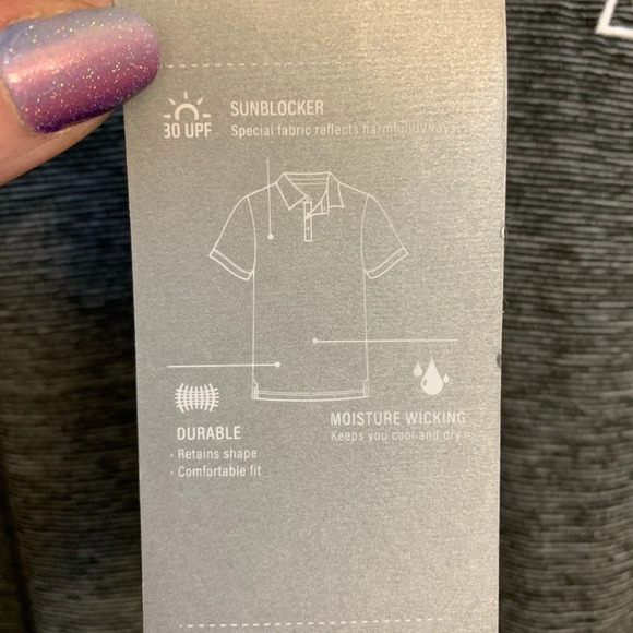 Member’s Mark Grey Heather Performance Polo - XL - Picture 8 of 8